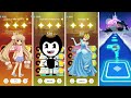 Girls Team Anime vs Bendy vs Cinderella vs Lisa   New Tiles Hop EDM Rush