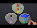 CREATIVE PAITING IDEAS on Stone | Easy Art Compilation