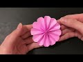 折り紙で簡単 可愛い花の作り方【Origami Paper Easy】How to make a Flower