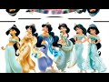 Disney Princesses Dresses Through out movies