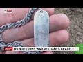 Long-lost WWII heirloom bracelet found by teenager