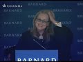 Meryl Streep, Barnard Commencement Speaker 2010, Columbia University