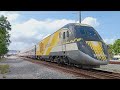 Brightline arriving to Aventura Station