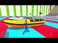 GTAV THE AMAZING DIGITAL CIRCUS, POPPY PLAYTIME 3 Join in Epic New Stunt Race | DEADPOOL & WOLVERINE