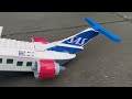 Real life plane crashes in Lego!