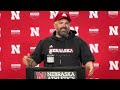Nebraska Football Head Coach Matt Rhule recaps Saturday’s scrimmage I Nebraska Huskers I GBR