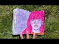 Art Journal Flip Through - Sketchbook Tour 2024