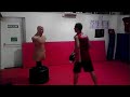 Spinning heel/hook kick slow-motion