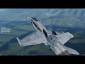 DCS: F-18: Attack Against a Convoy and Emergency Landing after