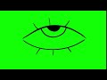 third eye animation (green screen)