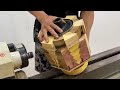 Wood Turning Tools  - How A Talented Woodworker Turns Wasted Wood Into Something Real Amazing