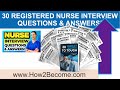 REGISTERED NURSE Interview Questions & Answers! (How to PREPARE for a NURSING INTERVIEW!)