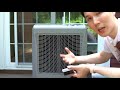 HESSAIRE EVAPORATIVE COOLERS - I Test it For You. Will it cool your air?