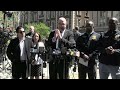 Watch as NYPD executives make a law enforcement announcement updating the media on ongoing protests.