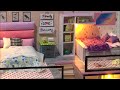 DIY Miniature Cardboard Box Dollhouse # 4 - Dreamhouse mansion with real swimming pool, 2 bedrooms