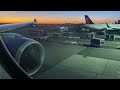 Delta Air Lines Airbus A330-900neo Sunrise Landing at New York John F. Kennedy International Airport