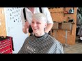 Haircut Roulette: She Went Platinum Blonde and a Super Short Cut! ✨💇✨ HFDZK