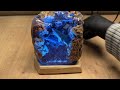 Making Epoxy Lamp with Aquarium Stone