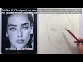 How to draw Perfect Face Outline for Beginners | Portrait Outline with Simple and Easy Technique