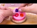 Tasty Rainbow Jelly Making 🌈 How To Make Miniature Jelly Dessert Recipe 🥤 Min Cakes