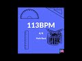 Free Drum Backing Track - Math Rock - 113 bpm