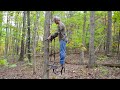 How to use a Hand Climber Tree Stand- (Lone Wolf)