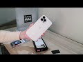 iPhone 13 pro max aesthetic unboxing (silver) | power mac center vlog