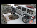 Axial Racing Scx6 Icey River Adventure. #scx6 #rcelf #winter #waterfall