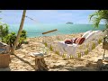 Relaxing Bossa Nova Jazz at the Beach with Sea Waves Sounds to Relax with Sea View
