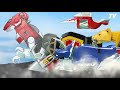 MARVEL vs DC vs Power Ranger Samurai: Superheroes Civil War | Figure Stopmotion