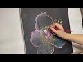 Apple Blossom Painting / Acrylic Painting Step by Step #213