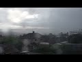 Large storm passing over Bradford, UK (29/07/2013)