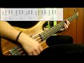 Metallica - For Whom The Bell Tolls (Bass Cover) (Play Along Tabs In Video)