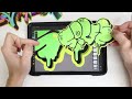 How To Draw Graffiti on IPad