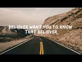 Alan Walker - Believers (Lyrics Video)