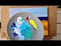 How to Paint the Sea and Waves / Acrylic Paintings for Beginners