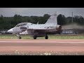 240722 RIAT 2024 Departures Day Swedish AF JAS 39C