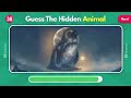 Guess the Hidden Animal by ILLUSIONS 🐶🐵🐈 Easy, Medium, Hard levels Quiz