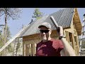 Best Way to Install a Metal Roof on an Off Grid Cabin...Alone.