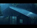 Rain 4K⚡ Heavy Thunderstorm Sounds to Sleep Instantly | Heavy Rain on Metal Roof & Powerful Thunder