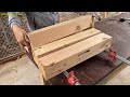 Creating a Robust and Functional Furniture Ensemble from Pallet Wood. Woodworking Skill