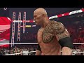 Triple H Vs Stone Cold Steve Austin Vs The Rock In WWE Triple Threat Tables Match