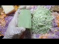Relaxing soap cutting ASMR.soap  carving.satisfying video🍀🍀🍀