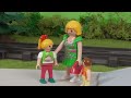 Playmobil en français Anna et Lena font une petite sortie en train -  La famille Hauser