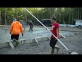 Pouring A Large Concrete Slab 60' X 36' (What I Charge To Install Slabs)