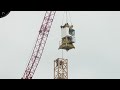 Tower crane #3 rises: Time-lapse compilation of assembly from start to finish