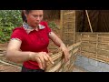 Build a bathroom made from bamboo | Bamboo house in the countryside - Diệp Chi family