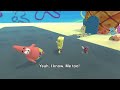 spongebob has a stroke while patrick gets hit by a car and struggles to get up
