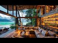 Happy Summer Jazz with Coffee Ambience ~ Jazz Music Instrumental For Relax, Work and Sleep