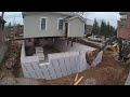 Lifting a House Up In The Air and Adding a Floor Underneath (House Lift)